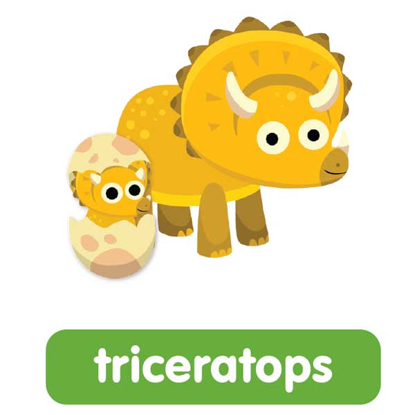 triceratops in english