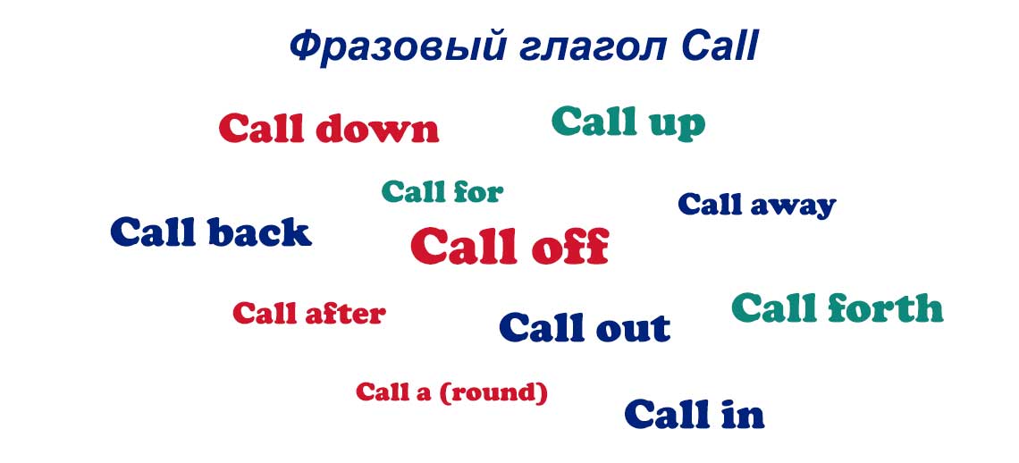 Фразовый глагол Call