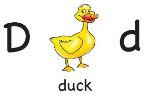 Карточка для детей Duck
