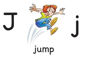 Карточка на английском jump