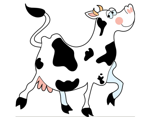 Корова по-английски - a cow