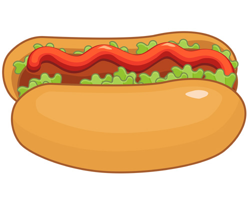 Бутерброд с сосиской - a hot dog