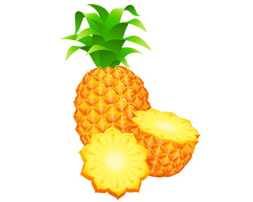 Ананас по-английски - pineapple [ˈpaɪnæpl]