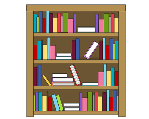 Книжный шкаф по-английски - bookcase