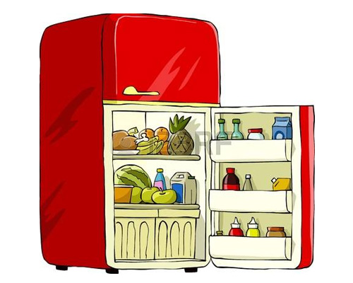 Холодильник по-английски - fridge [frɪʤ]