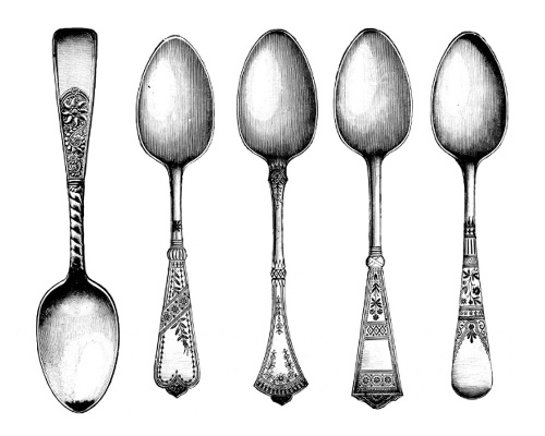 Ложки по-английски - spoons