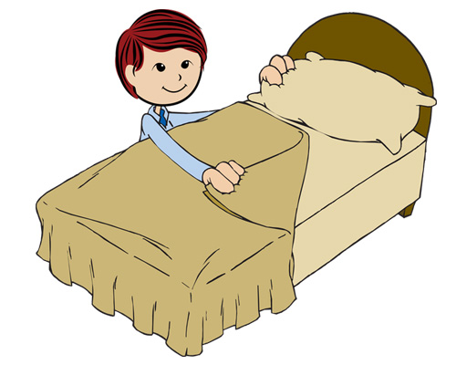 Заправлять кровать по-английски будет - to make the beds