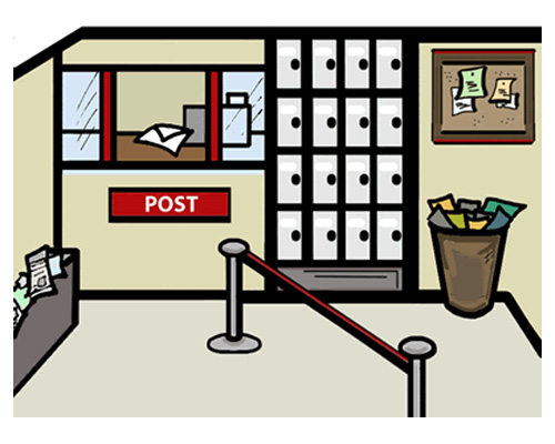 Почта по-английски - post office