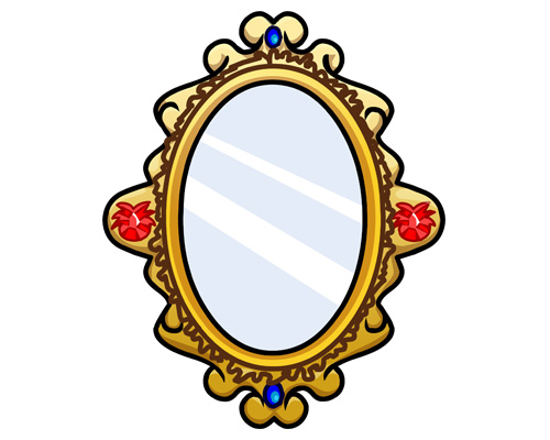 Зеркало по-английски - mirror [ˈmɪrə]