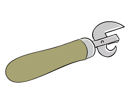 Консервный нож по-английски - tin opener