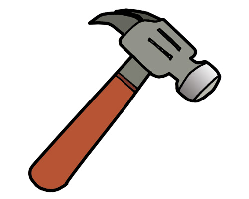 Молоток по-английски - hammer [ˈhæmə]