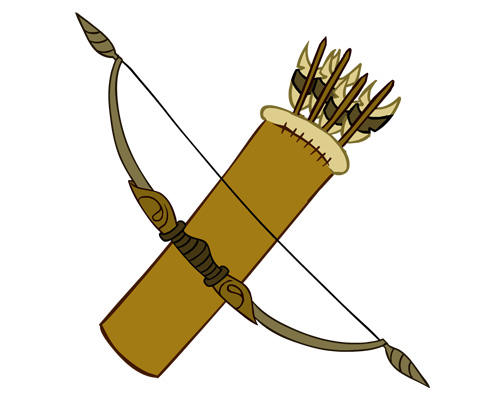 Колчан со стрелами - a quiver of arrows
