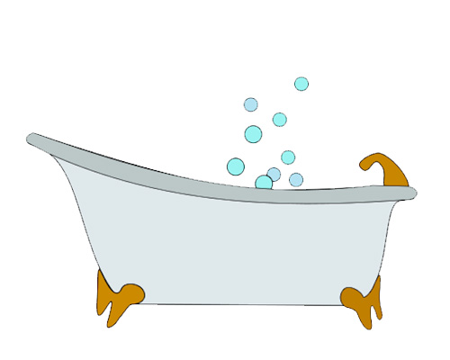 Ванна по-английский - bath [bɑːθ]