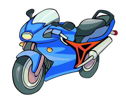 Мотоцикл по-английски - motorbike [ˈməʊtəbaɪk]